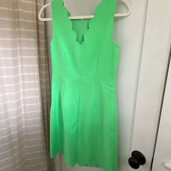 J. Crew Factory Scallop-Hem Cocktail Dress - Picture 5 of 9